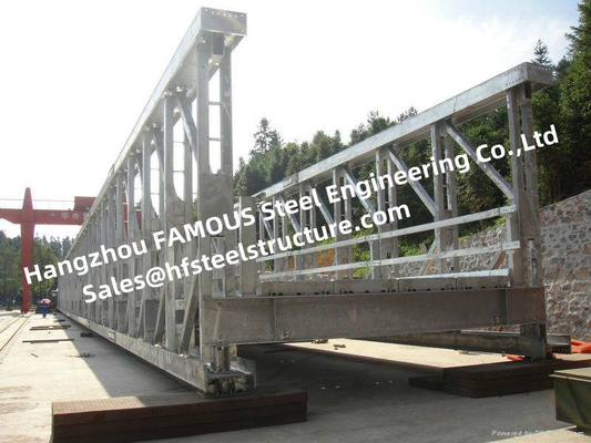 La CINA Portata lunga di Constrcuct del ponte d'acciaio ferroviario di Bailey del metallo singola per il cliente della Russia fornitore