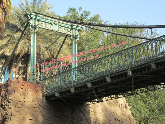 La CINA Ponte sospeso modulare d'acciaio alto della corda che attraversa River Valley temporaneo o permanente fornitore